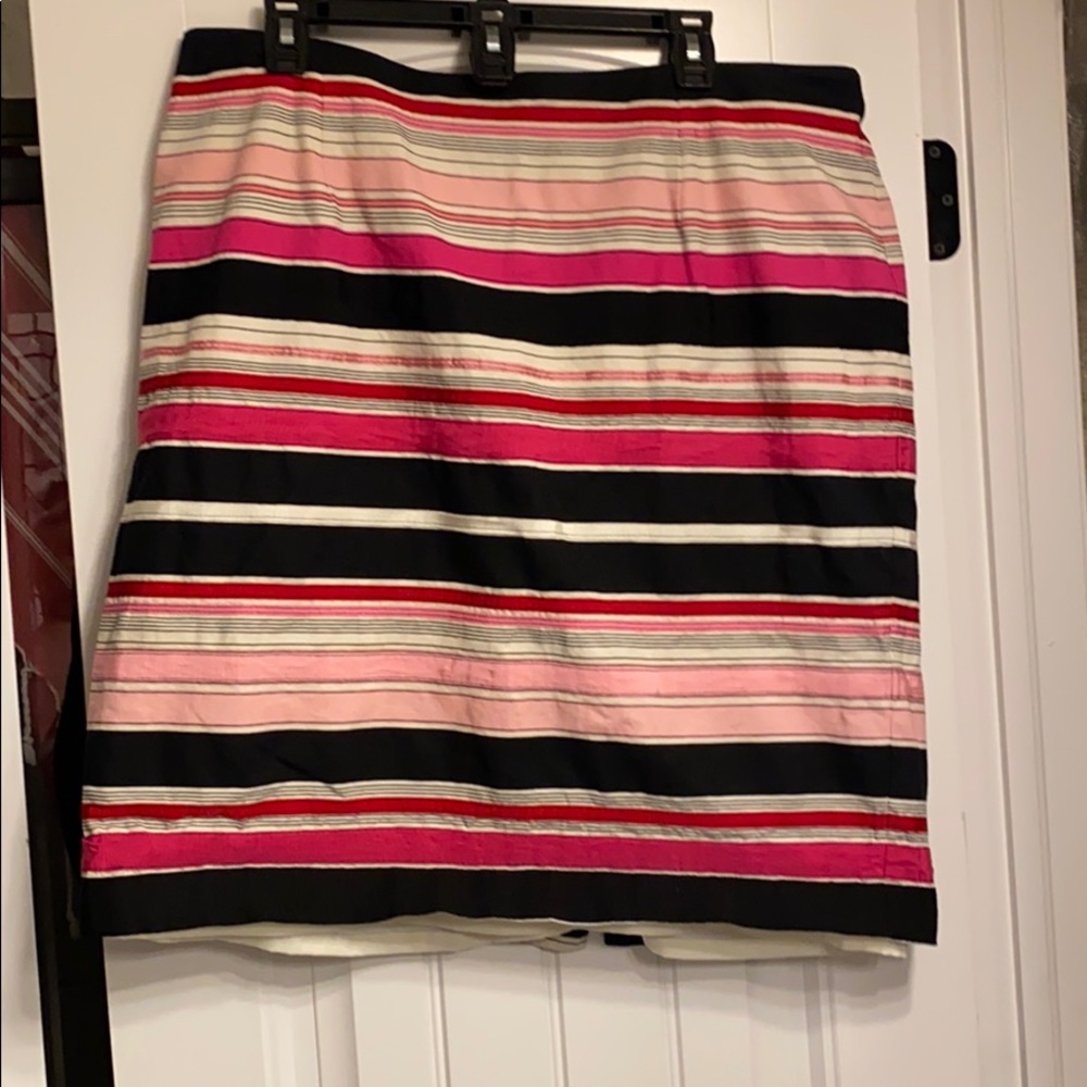 Talbots, ribbon knee length skirt